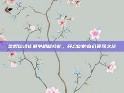 掌握仙境传说单机版技能，开启你的奇幻冒险之旅
