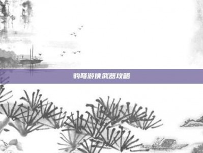 豹弩游侠武器攻略