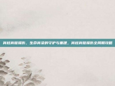 脊柱脊髓损伤，生命脊梁的守护与重建，脊柱脊髓损伤全周期攻略