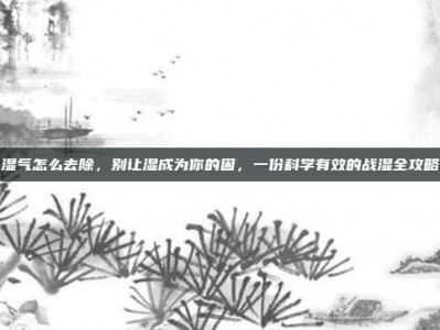 湿气怎么去除，别让湿成为你的困，一份科学有效的战湿全攻略