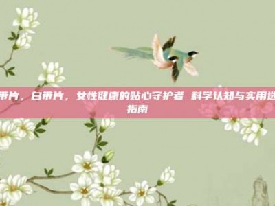 白带片，白带片，女性健康的贴心守护者 科学认知与实用选购指南