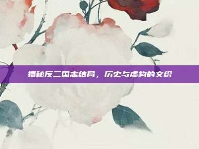 揭秘反三国志结局，历史与虚构的交织