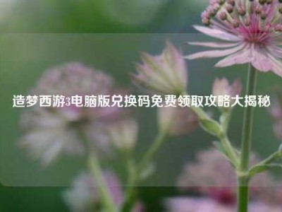 造梦西游3电脑版兑换码免费领取攻略大揭秘