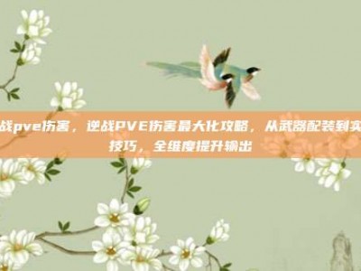 逆战pve伤害，逆战PVE伤害最大化攻略，从武器配装到实战技巧，全维度提升输出