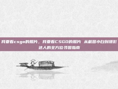 我要看csgo的照片，我要看CSGO的照片 从截图小白到摄影达人的全方位寻图指南