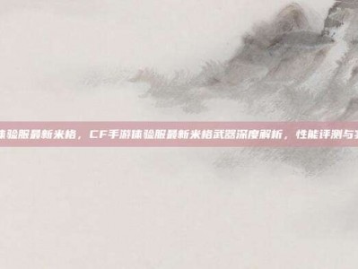 cf手游体验服最新米格，CF手游体验服最新米格武器深度解析，性能评测与实战攻略