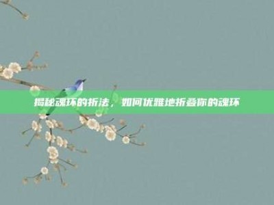 揭秘魂环的折法，如何优雅地折叠你的魂环