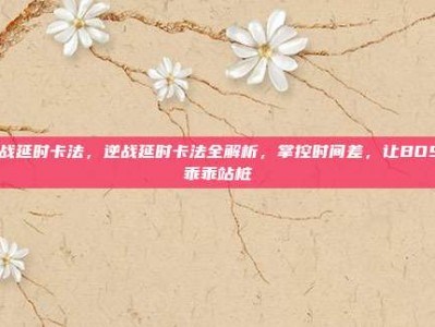 逆战延时卡法，逆战延时卡法全解析，掌控时间差，让BOSS乖乖站桩