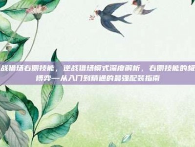 逆战猎场右侧技能，逆战猎场模式深度解析，右侧技能的极致博弈—从入门到精通的最强配装指南