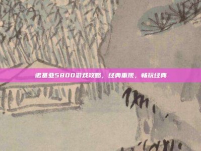 诺基亚5800游戏攻略，经典重现，畅玩经典