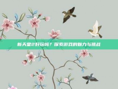 新天堂2好玩吗？探索游戏的魅力与挑战