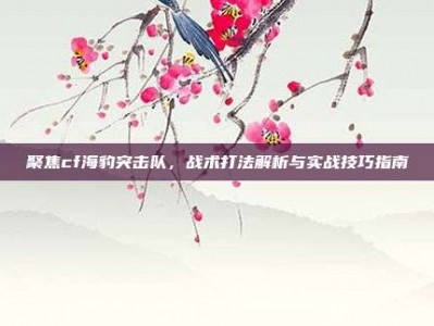 聚焦cf海豹突击队，战术打法解析与实战技巧指南