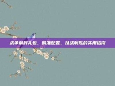 战争前线礼包，精准配置，以战制胜的实用指南