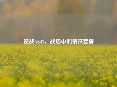 逆战AK47，战场中的钢铁猛兽