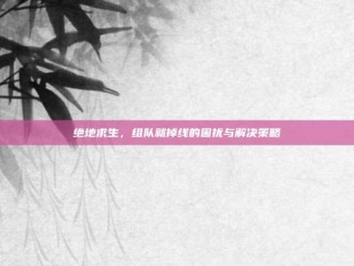 绝地求生，组队就掉线的困扰与解决策略