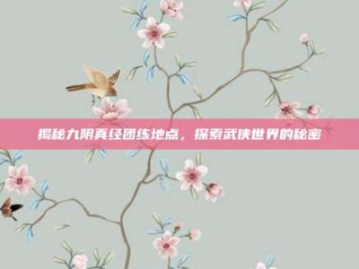 揭秘九阴真经团练地点，探索武侠世界的秘密