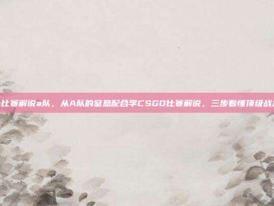 csgo比赛解说a队，从A队的窒息配合学CSGO比赛解说，三步看懂顶级战术博弈