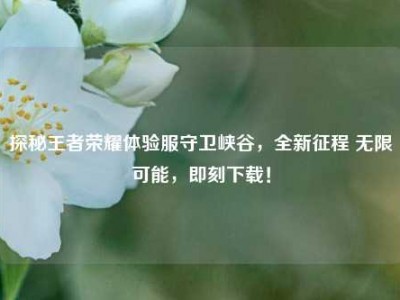 探秘王者荣耀体验服守卫峡谷，全新征程 无限可能，即刻下载！