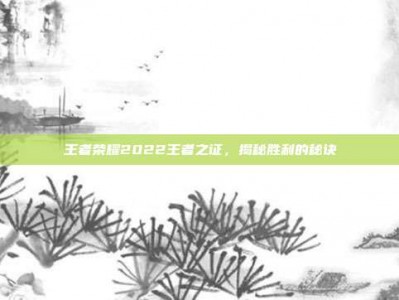 王者荣耀2022王者之证，揭秘胜利的秘诀