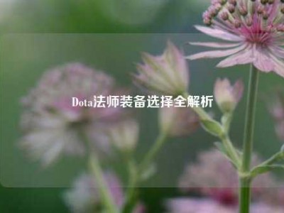 Dota法师装备选择全解析
