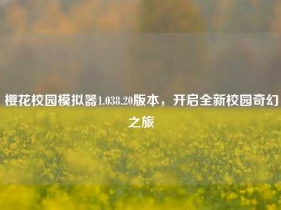 樱花校园模拟器1.038.20版本，开启全新校园奇幻之旅