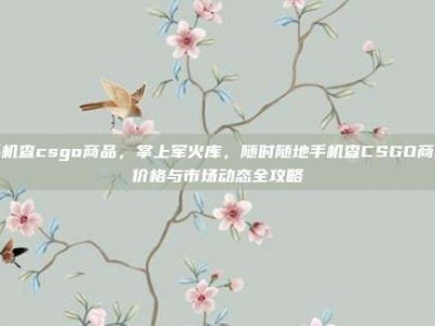 手机查csgo商品，掌上军火库，随时随地手机查CSGO商品价格与市场动态全攻略
