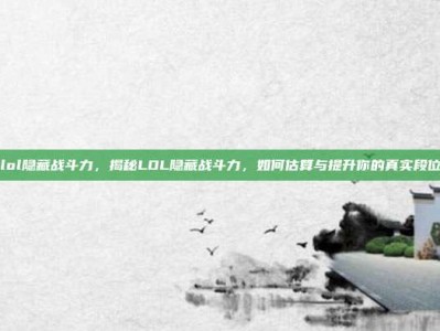 lol隐藏战斗力，揭秘LOL隐藏战斗力，如何估算与提升你的真实段位