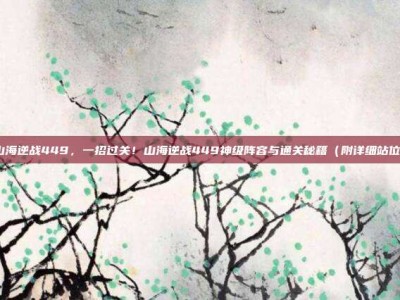 山海逆战449，一招过关！山海逆战449神级阵容与通关秘籍（附详细站位）