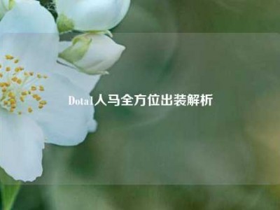 Dota1人马全方位出装解析