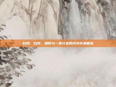 白岚，白岚，如何与一束行走的月光完美相处