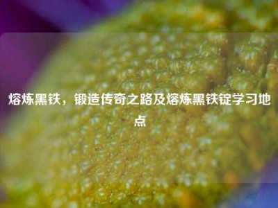 熔炼黑铁，锻造传奇之路及熔炼黑铁锭学习地点