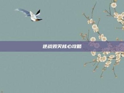 逆战毁灭核心攻略