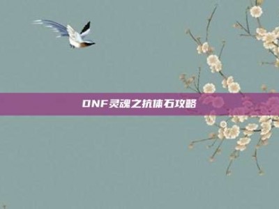 DNF灵魂之抗体石攻略