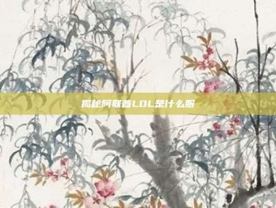 揭秘阿联酋LOL是什么服