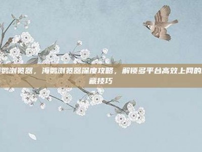 海鹦浏览器，海鹦浏览器深度攻略，解锁多平台高效上网的隐藏技巧