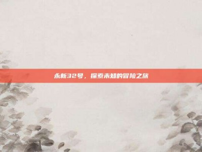 永新32号，探索未知的冒险之旅