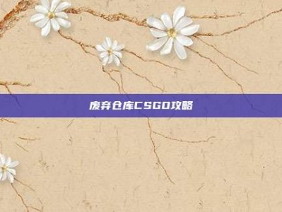 废弃仓库CSGO攻略