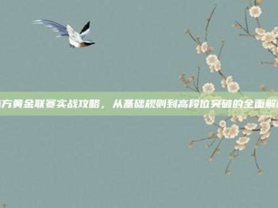 浩方黄金联赛实战攻略，从基础规则到高段位突破的全面解析