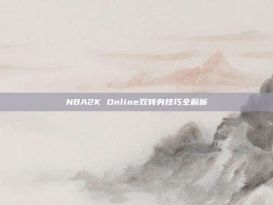 NBA2K Online双转身技巧全解析