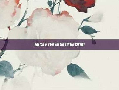 仙剑幻界迷宫地图攻略