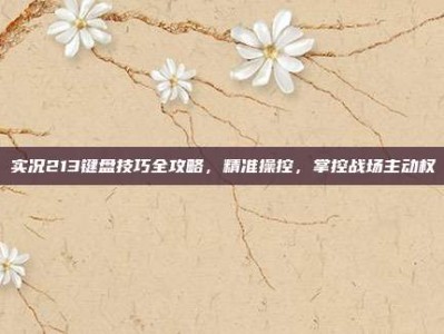 实况213键盘技巧全攻略，精准操控，掌控战场主动权