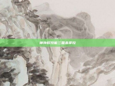 神孙权技能三国杀掌控