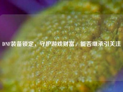 DNF装备锁定，守护游戏财富，能否继承引关注