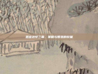 思密达梦三国，策略与智慧的较量