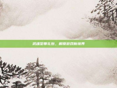 武魂至尊礼包，解锁游戏新境界
