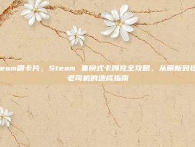 steam刷卡片，Steam 集换式卡牌完全攻略，从萌新到挂卡老司机的速成指南