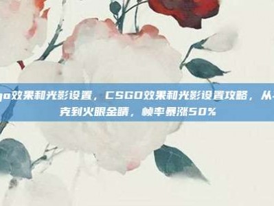 csgo效果和光影设置，CSGO效果和光影设置攻略，从马赛克到火眼金睛，帧率暴涨50%
