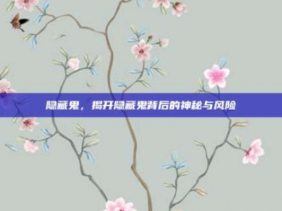 隐藏鬼，揭开隐藏鬼背后的神秘与风险
