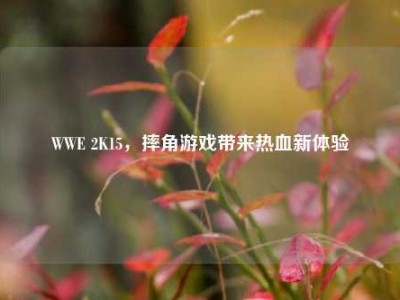 WWE 2K15，摔角游戏带来热血新体验
