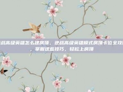 逆战高级英雄怎么建房顶，逆战高级英雄模式房顶卡位全攻略，掌握这些技巧，轻松上房顶